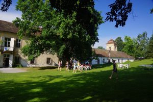 Schloss Wetzlas - Osttrakt mit astronomischen Turm