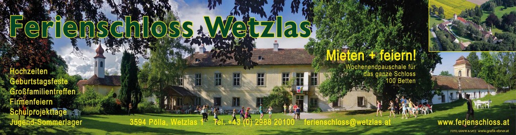 Schloss Wetzlas - Werbebanner